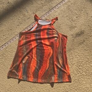Women's Multicolor Sleeveless Top